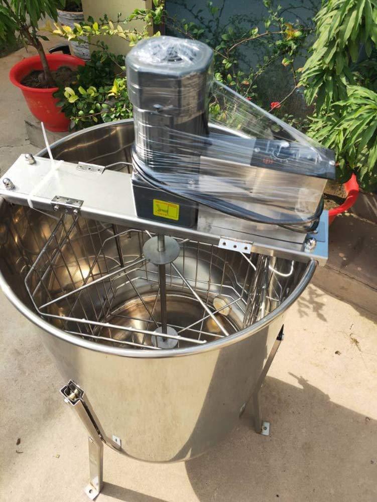 intbuying electric 4 frame honey extractor stainless steel honeycomb drum spinner beekeeping farm equipment with stand