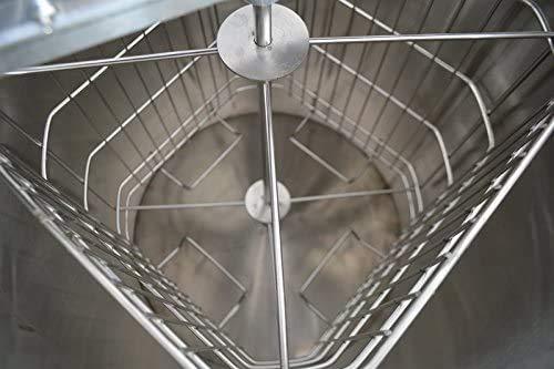 intbuying electric 4 frame honey extractor stainless steel honeycomb drum spinner beekeeping farm equipment with stand