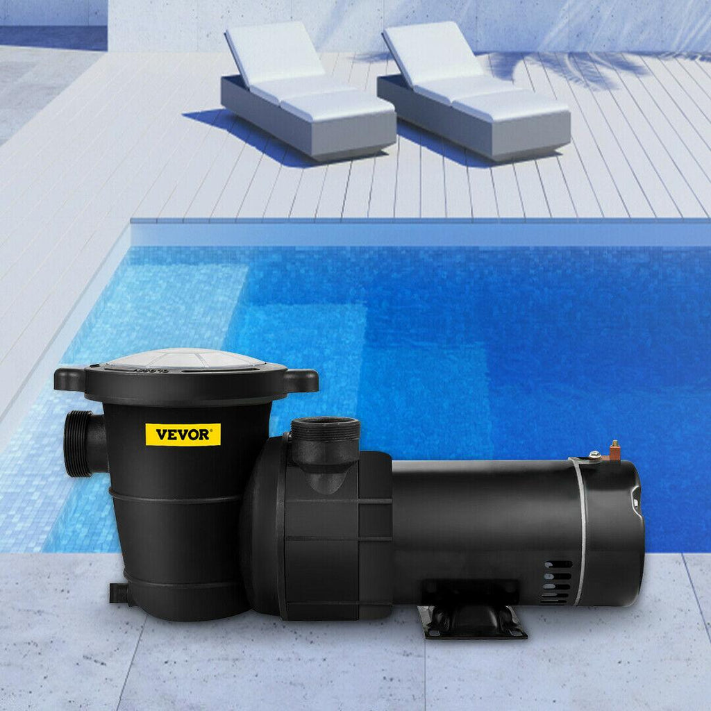 vevor swimming pool pump 1.5 hp 88 gph above ground pool pump w/ strainer