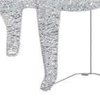 Andoer Reindeer &amp; Sleigh Christmas Decoration 60 LEDs Outdoor Silver