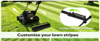Lawn Striping Kit for EGO 21" Walk Behind Mowers - LM2100 Series, Flexible Turning Lawn Striper with Easy-Fill Water Port, Heavy Duty Steel Roller for Garden Professional Grass Stripes
