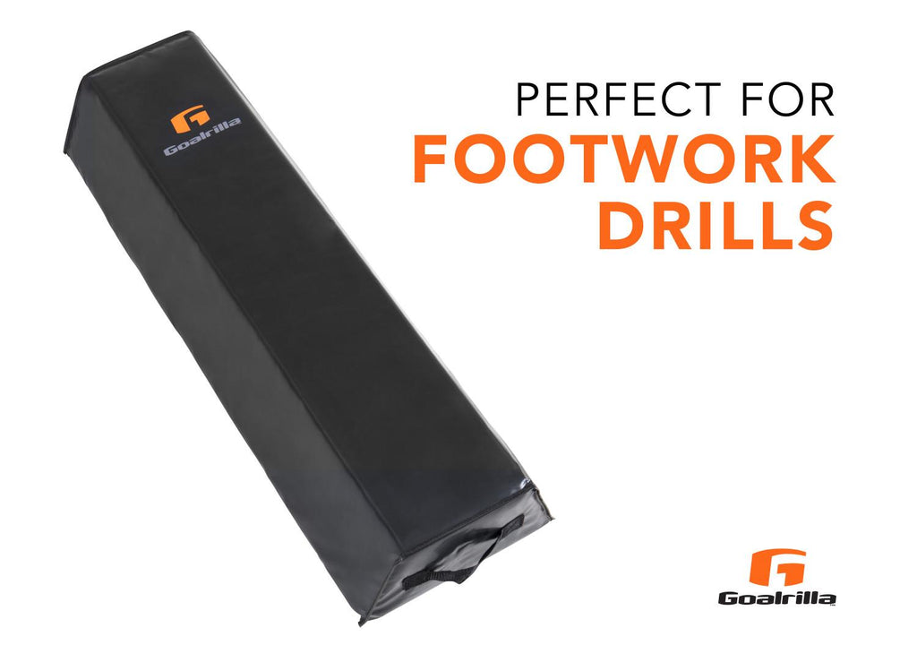 Goalrilla Football Step Over Dummy with Heavy-Duty Handles for Footwork Drills &amp; Sports Training