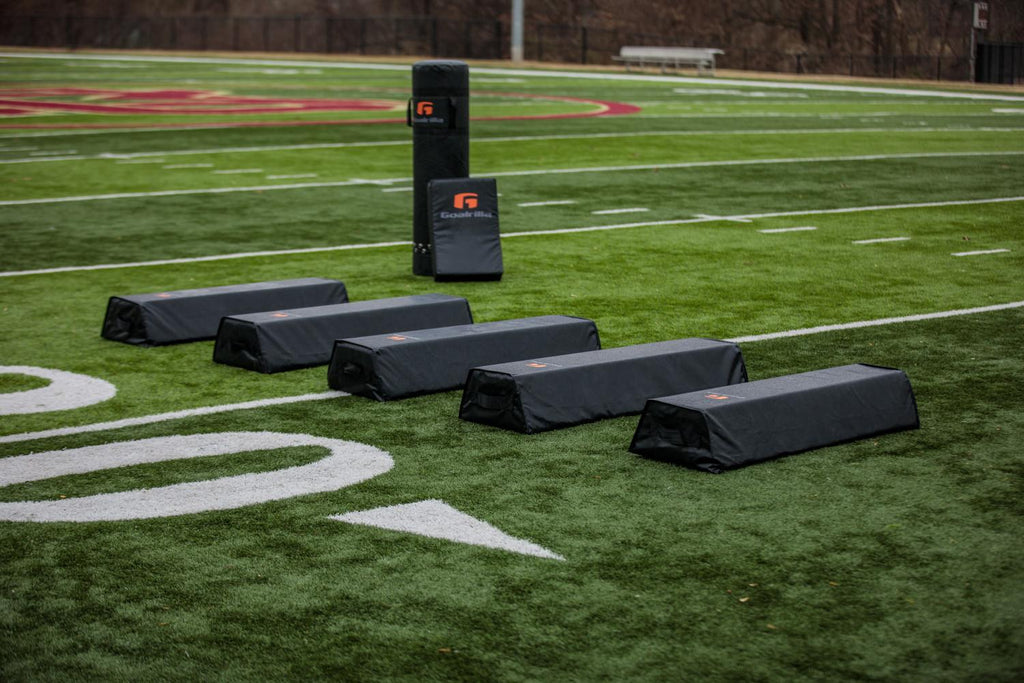 Goalrilla Football Step Over Dummy with Heavy-Duty Handles for Footwork Drills &amp; Sports Training
