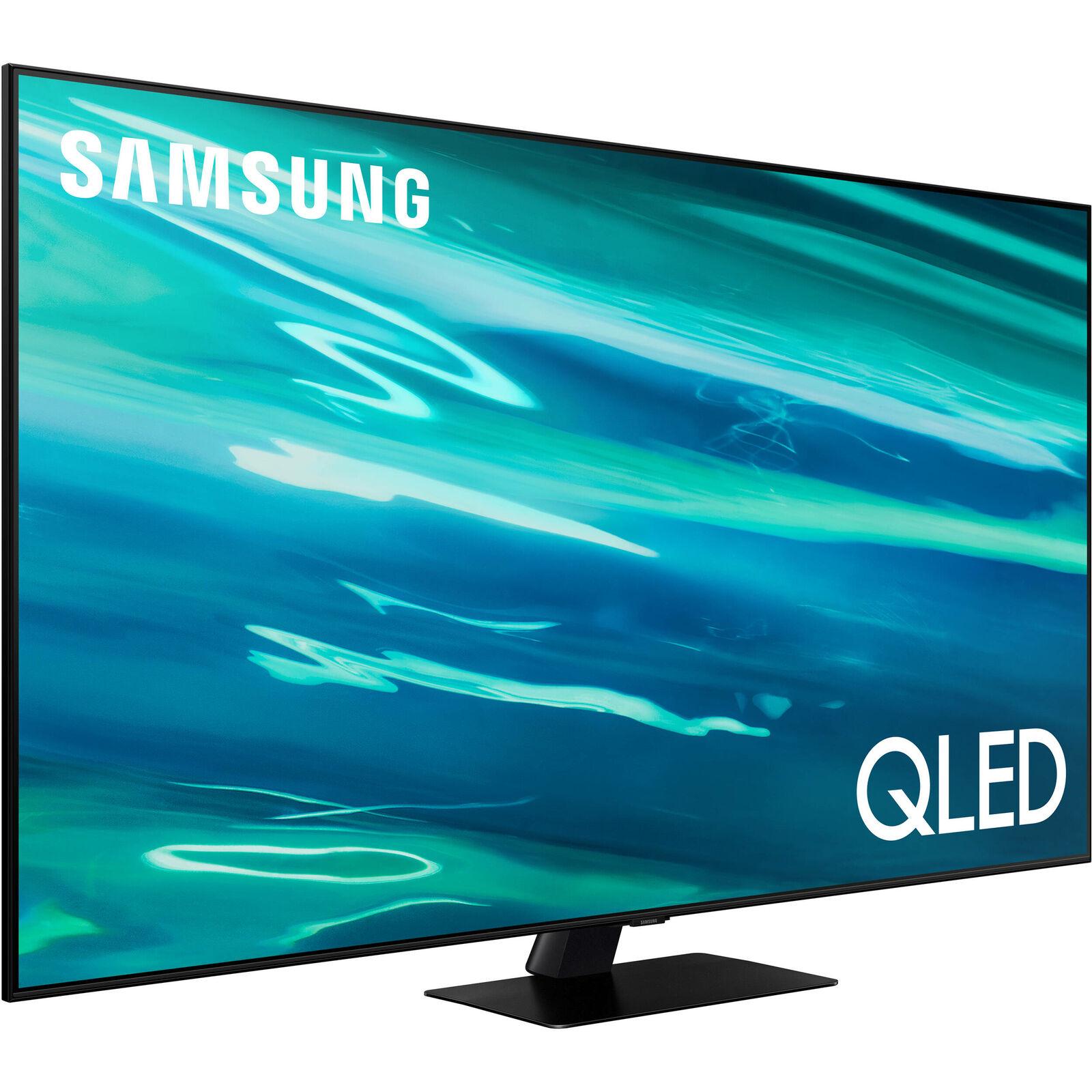 samsung 55" q80a qled 4k ultra hd hdr smart tv - 2021 model