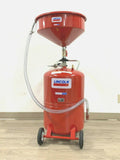 Lincoln 3614 Pressurized 20 Gallon Portable Fluid Drain Tank with 18" Bowl GREAT