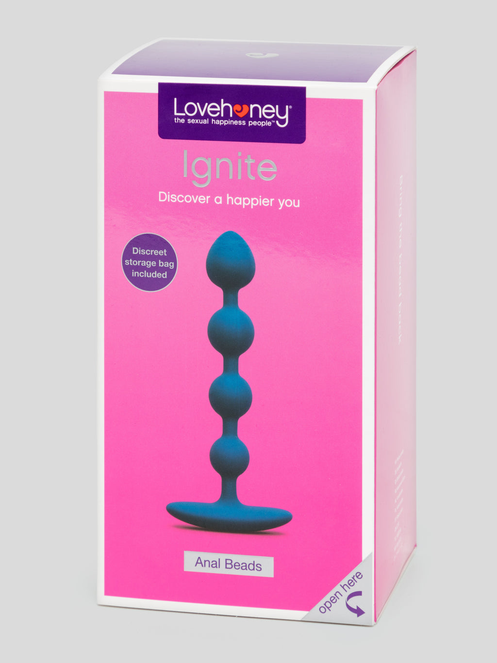 Lovehoney Ignite Silicone Anal Beads 5 Inch , Blue