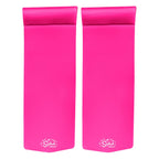 TRC Recreation Splash 70" Foam Raft Lounger Pool Float, Flamingo Pink (2 Pack)