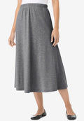 7-day knit a-line skirt