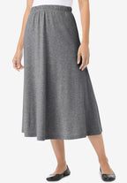7-day knit a-line skirt
