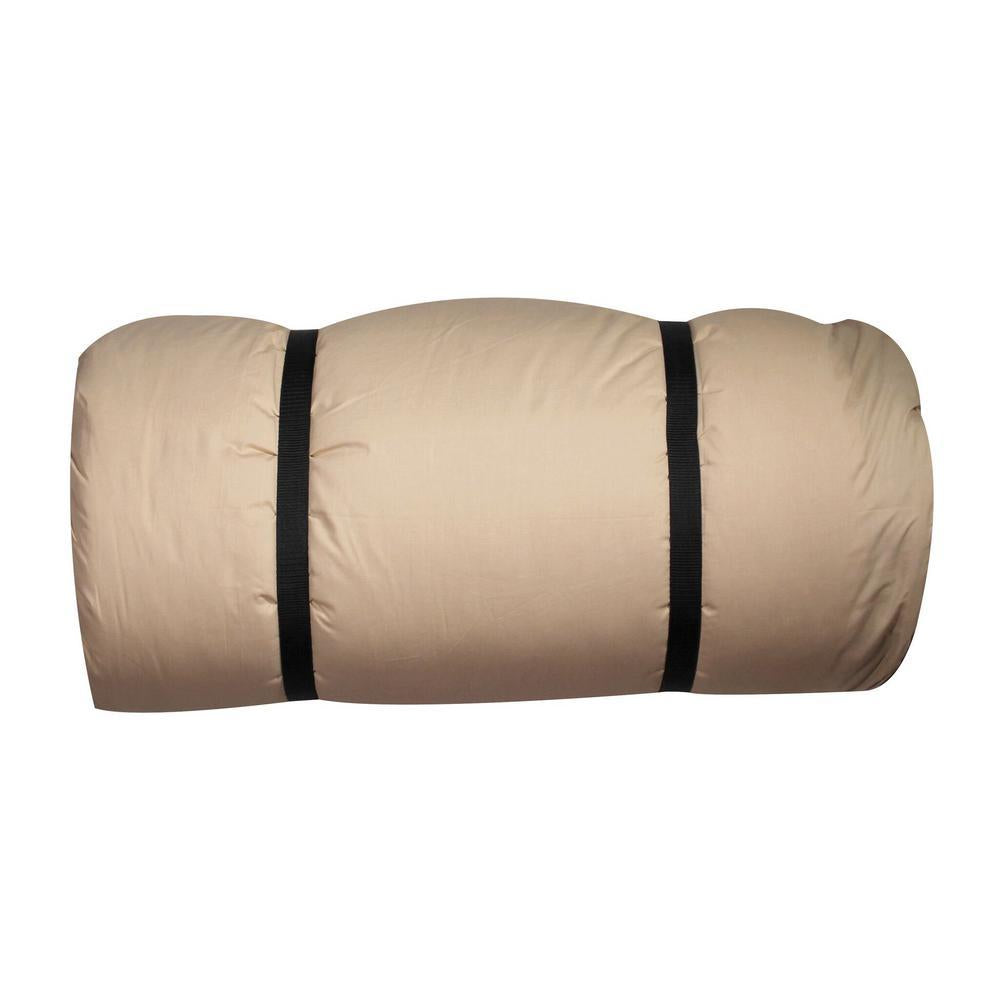 Duvalay LarLuxury Cappucino Memory Foam Sping Bag and Duvet