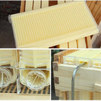 gt-lyd wooden beehive box, bee hive house, auto honey beekeeping beehive brood box house max 7pcs auto flow beehive frame comb