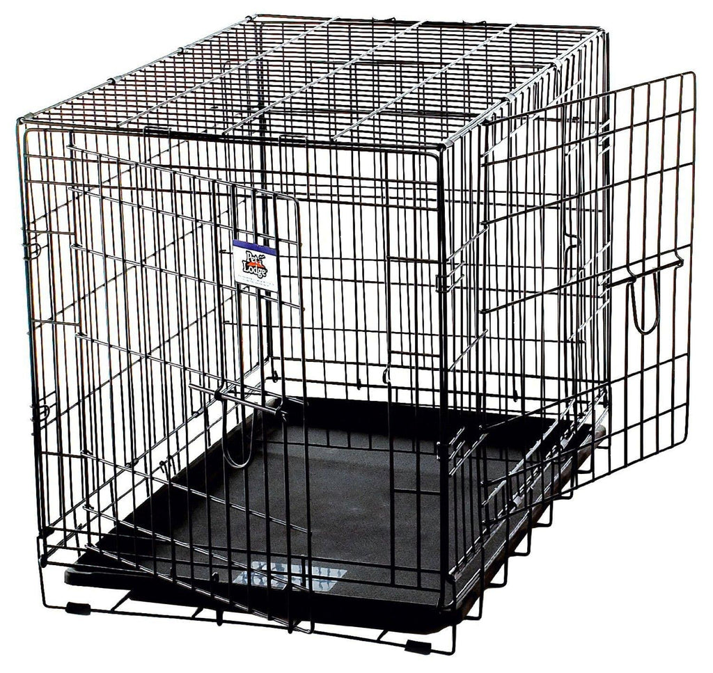 Pet LodWCGNT giant wire double door dog crate holds up to 130lbs