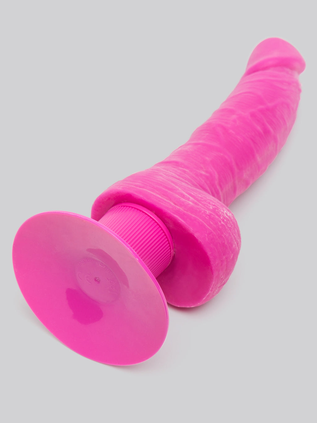 Shower Stud Realistic Suction Cup Dildo Vibrator with Balls 6 Inch, Pink