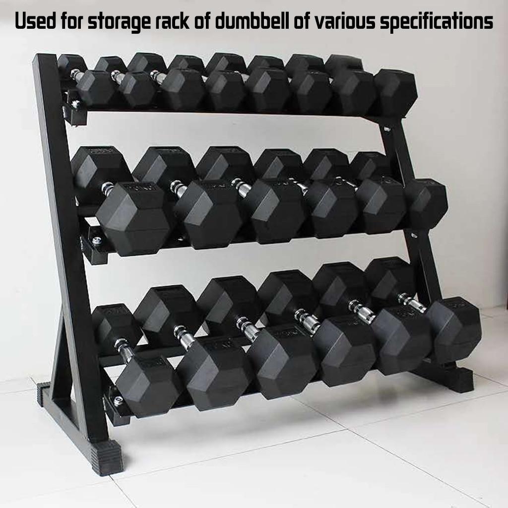 Barbell Set Of 1 Hex Rubber Dumbbell With Metal Handles Pair Of 1 Heavy Dumbbell (40lbs)