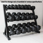 Barbell Set Of 1 Hex Rubber Dumbbell With Metal Handles Pair Of 1 Heavy Dumbbell (40lbs)