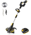 Brushless Cordless Weed Wacker, 4820 Gear Brushless Motor 20V Battery Powered Weed Eater, 3-in-1 Trimmer/Edger/Lawn Mower (5.2A Battery)