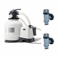 intex 3000 gph above ground pool sand filter pump w/ plunger valves parts (pair)