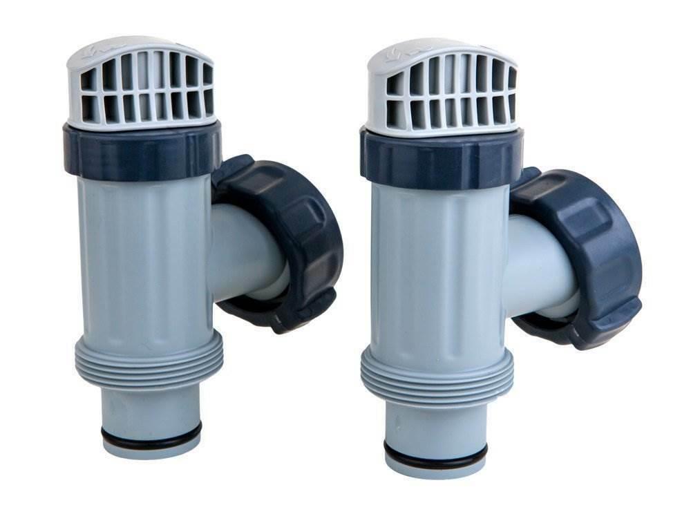 intex 3000 gph above ground pool sand filter pump w/ plunger valves parts (pair)