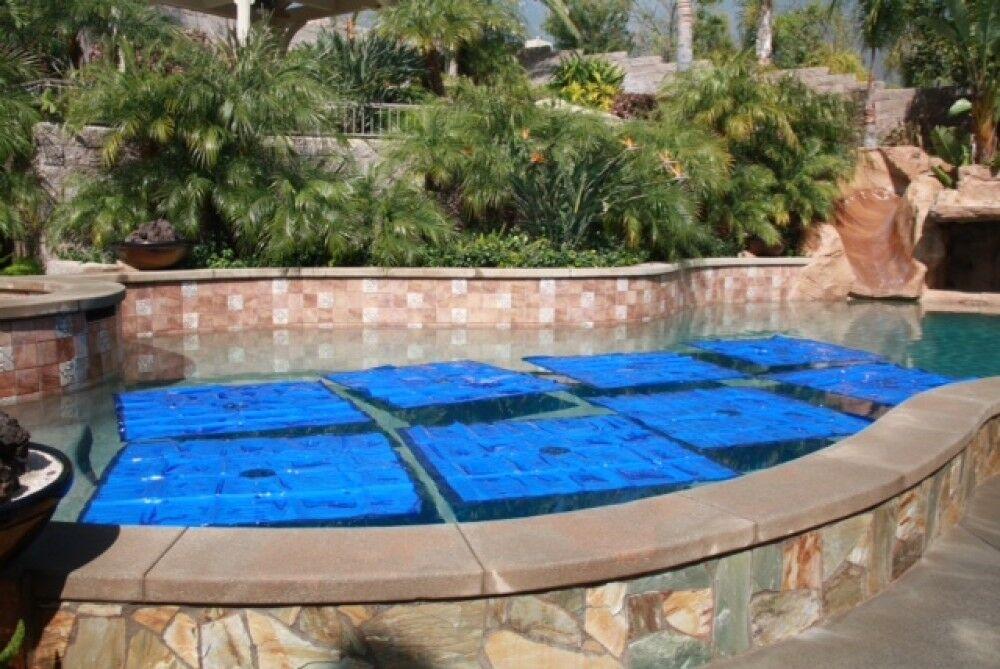 4 pack noair blue 54" heat squares s-1254 solar swimming pool heating tarp