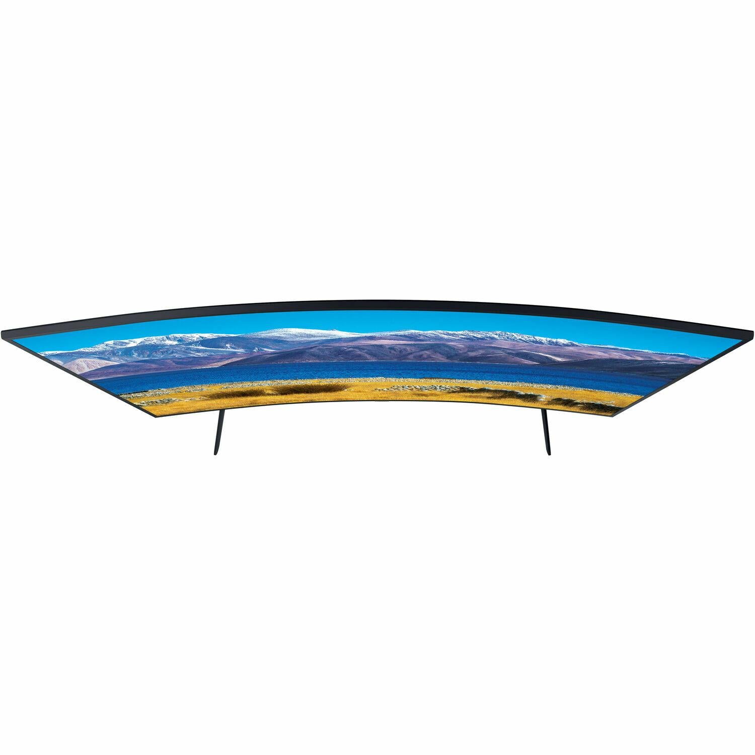samsung un65tu8300 65" hdr 4k uhd smart curved tv - (2020 model)