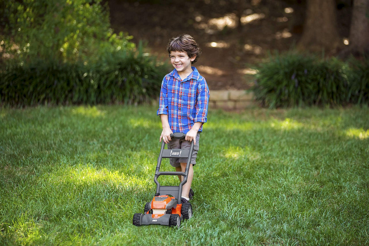 589289602 Toddler Toy Lawn Mower with Realistic Sounds and Light-Up Engine for Ages 2 and Up