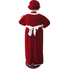 58 in. Christmas Dancing Mrs. Claus with Apron and Gift Sack