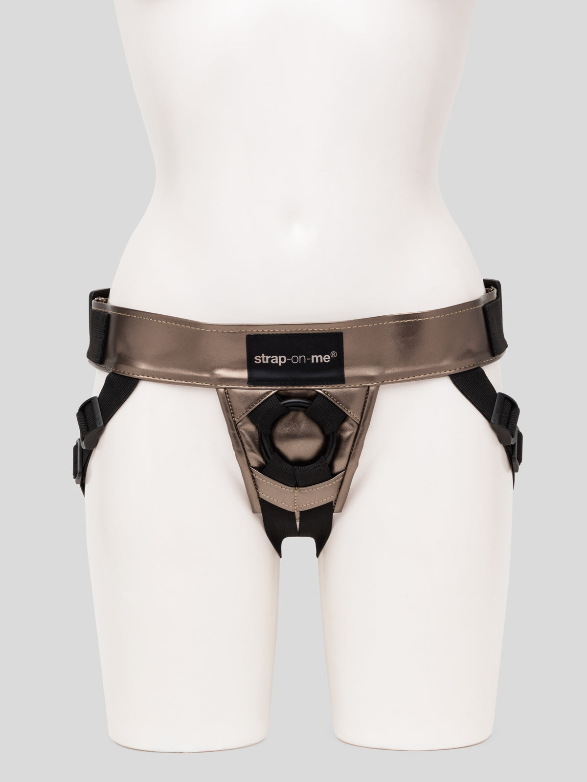 Strap-On-Me Curious Adjustable Strap-On Harness, Gold