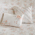 Home Essence Desiree 6 Piece Cotton Percale Quilted Coverlet Bedding Set