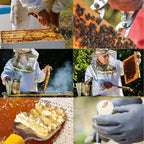 gifhome beekeeping supplies 10 pcs beekeeping tools kit - deluxe beekeeper starter kit- bee smoker set with beekeeping grip necessary