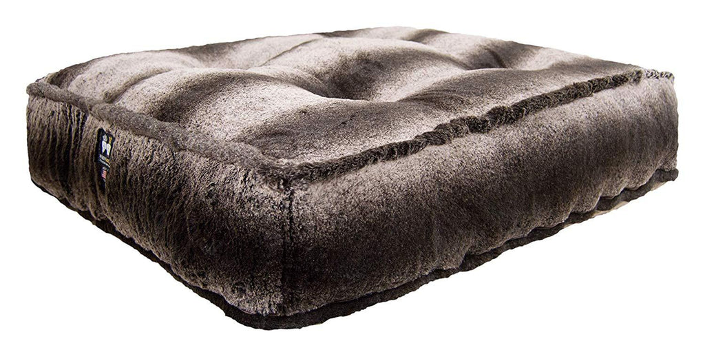 Bessie and Barnie Frosted Glacier Luxury Extra Plush  Fur Rectangle Pet/Dog Bed (Multiple Sizes)