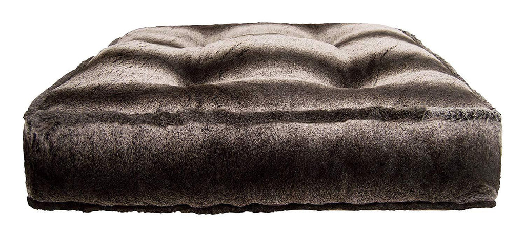 Bessie and Barnie Frosted Glacier Luxury Extra Plush  Fur Rectangle Pet/Dog Bed (Multiple Sizes)