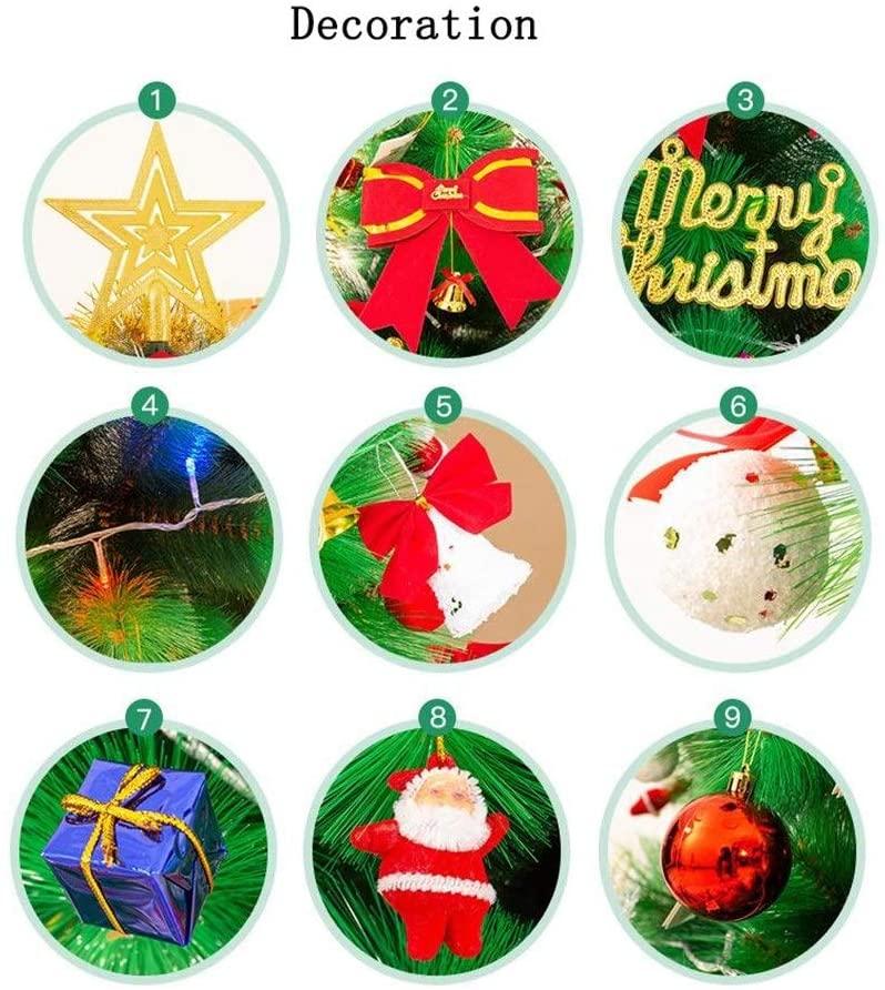 ChenCheng Christmas Tree PackaHoliday Decoration Deluxe PackaChristmas utenciles (Size : 1.8m)