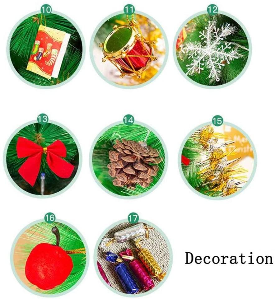 ChenCheng Christmas Tree PackaHoliday Decoration Deluxe PackaChristmas utenciles (Size : 1.8m)