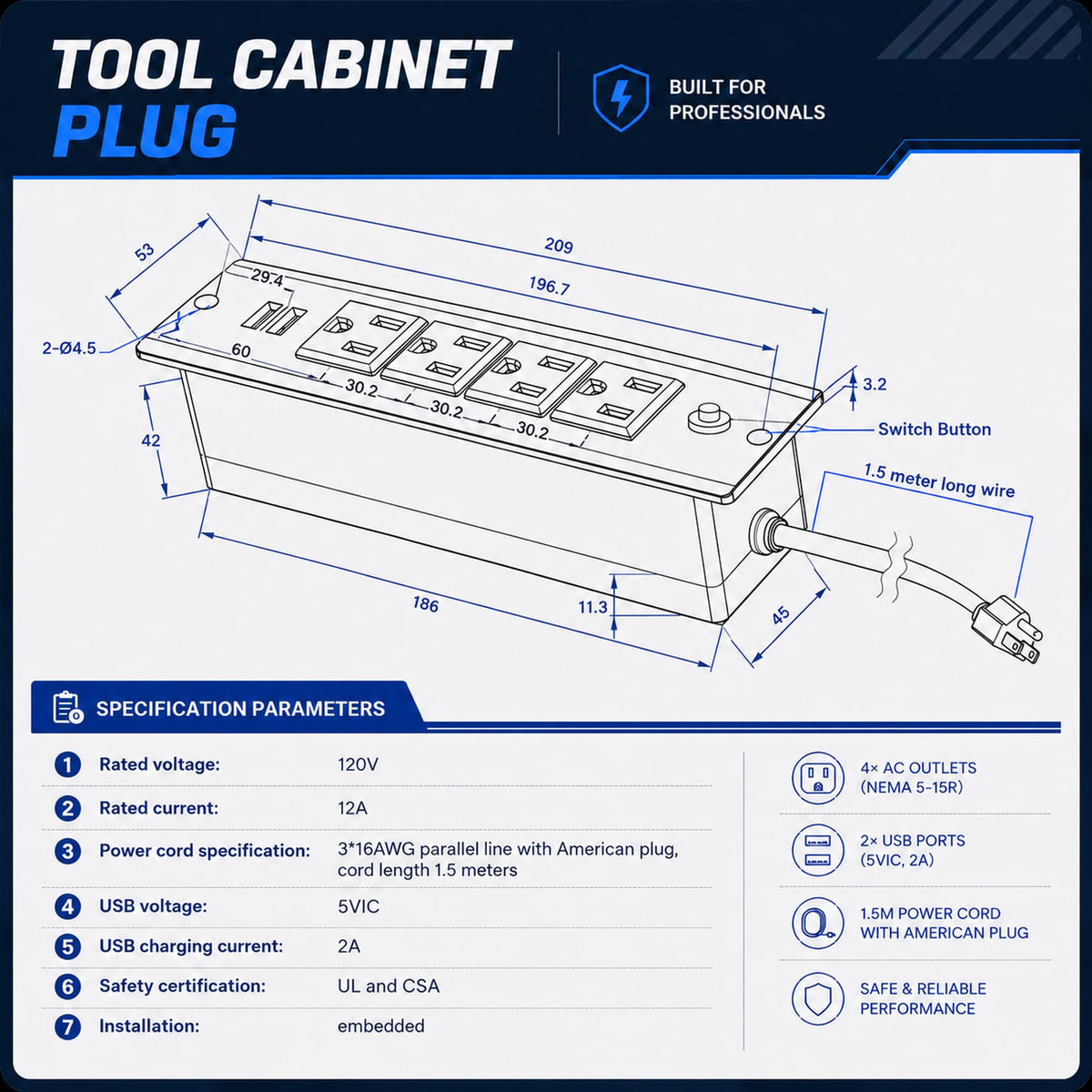 72 inch Tool Chest Tool Box Mobile 15 Drawer Stora3 Upper Cabinet Power Outlet SS-Pegboard with Wheels Lock Key LocSystem Drawer Liners for GaraWarehouse Repair Shop