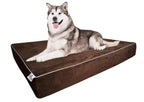 OnePet-TwoPet LarDog Bed Pillow Extra Big Pet Orthopedic Dual Layer Memory Foam | Therapeutic for Arthritis Dysplasia | Washable Cover 44x35x6