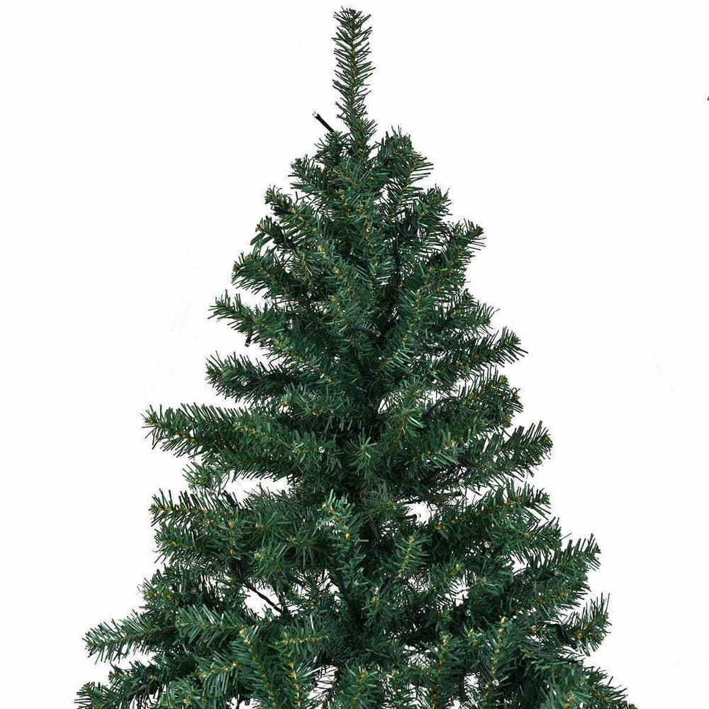 8 ft. Pre-Lit LED Premium Hinged Artificial Christmas Tree with 750 LED Lights and Stand