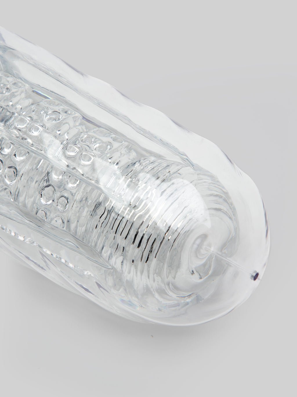 Lovehoney Sensation Clear Textured Male Masturbator , Clear