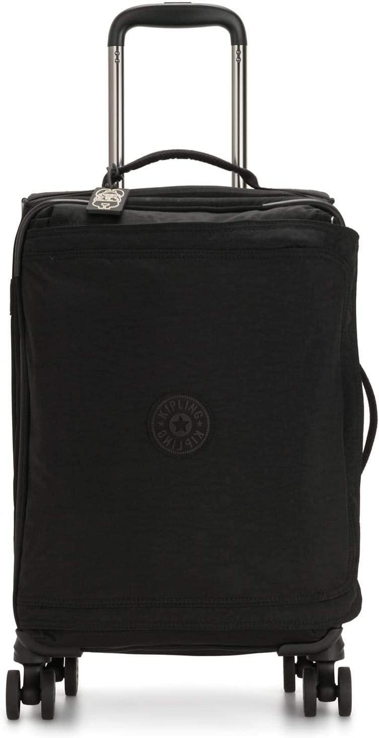 Women’s Spontaneous 31-Inch Softside Spinner Wheel Luggage, Integrated TSA Accepted Lock, Black Noir, Carry-On 21