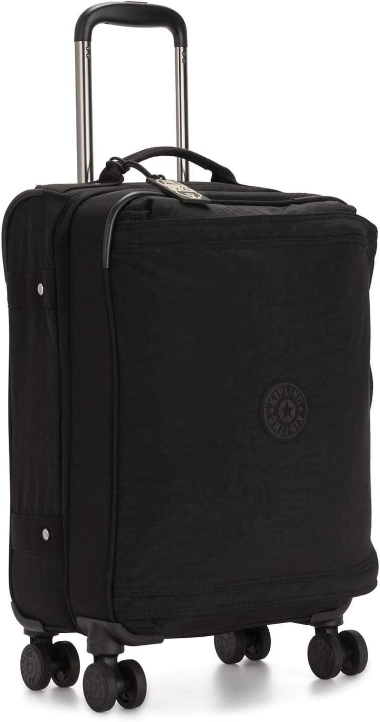 Women’s Spontaneous 31-Inch Softside Spinner Wheel Luggage, Integrated TSA Accepted Lock, Black Noir, Carry-On 21