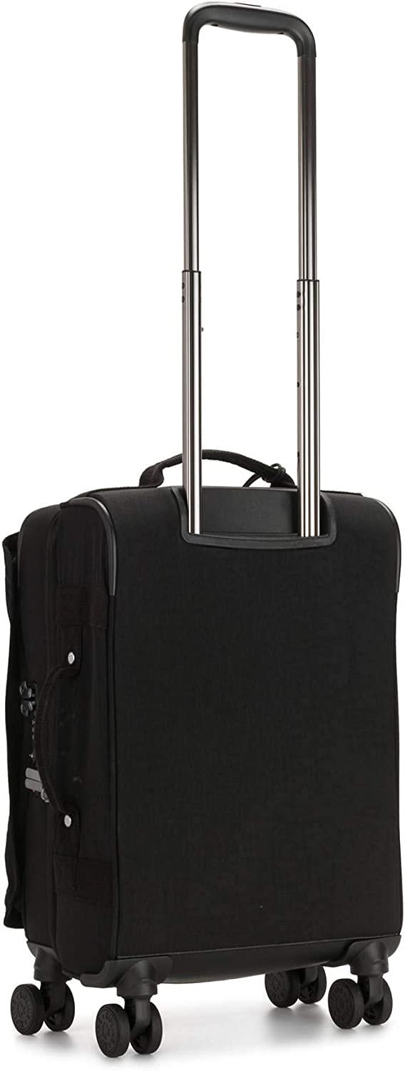 Women’s Spontaneous 31-Inch Softside Spinner Wheel Luggage, Integrated TSA Accepted Lock, Black Noir, Carry-On 21