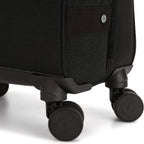 Women’s Spontaneous 31-Inch Softside Spinner Wheel Luggage, Integrated TSA Accepted Lock, Black Noir, Carry-On 21