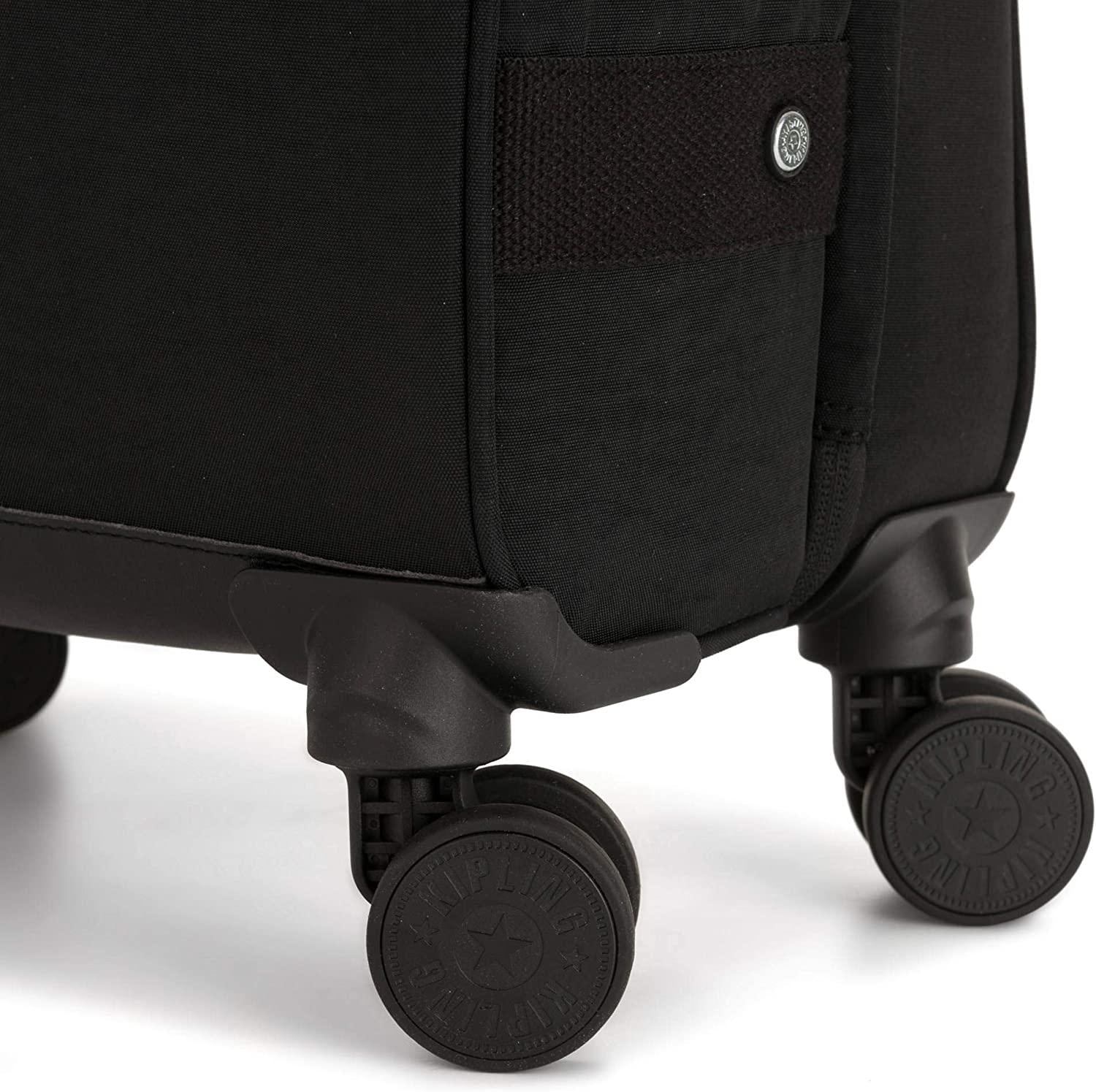 Women’s Spontaneous 31-Inch Softside Spinner Wheel Luggage, Integrated TSA Accepted Lock, Black Noir, Carry-On 21
