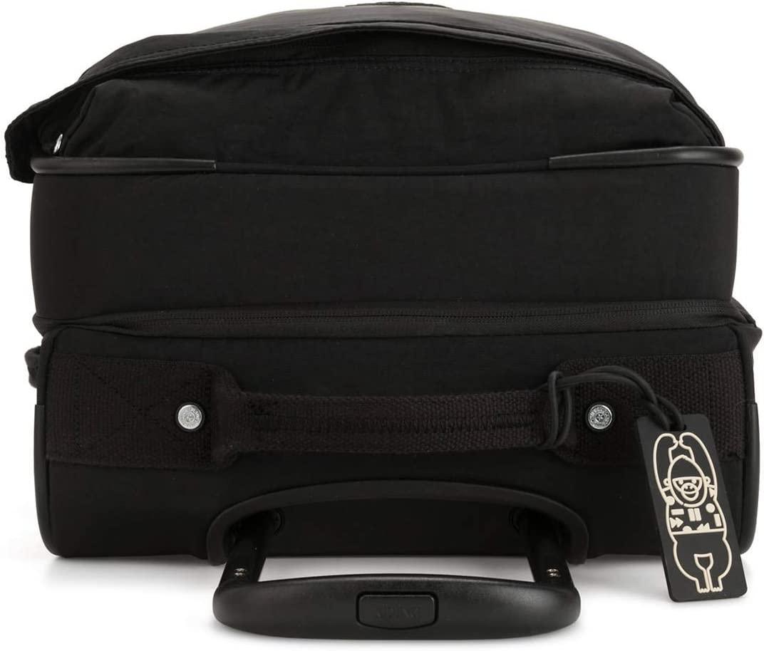 Women’s Spontaneous 31-Inch Softside Spinner Wheel Luggage, Integrated TSA Accepted Lock, Black Noir, Carry-On 21
