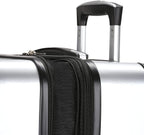 7782 Hardside Expandable Luggage with Spinner Wheels, Silver, Checked-Large 27-Inch