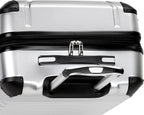 7782 Hardside Expandable Luggage with Spinner Wheels, Silver, Checked-Large 27-Inch
