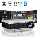 led lcd 1080p wifi smart projector android home theater hdmi usb movie night tv