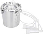 zjchao electric milker, pulsation milker 7l milking equipment livestock milking machine with vacuum pump for goat sheep(#1)