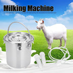 zjchao electric milker, pulsation milker 7l milking equipment livestock milking machine with vacuum pump for goat sheep(#1)