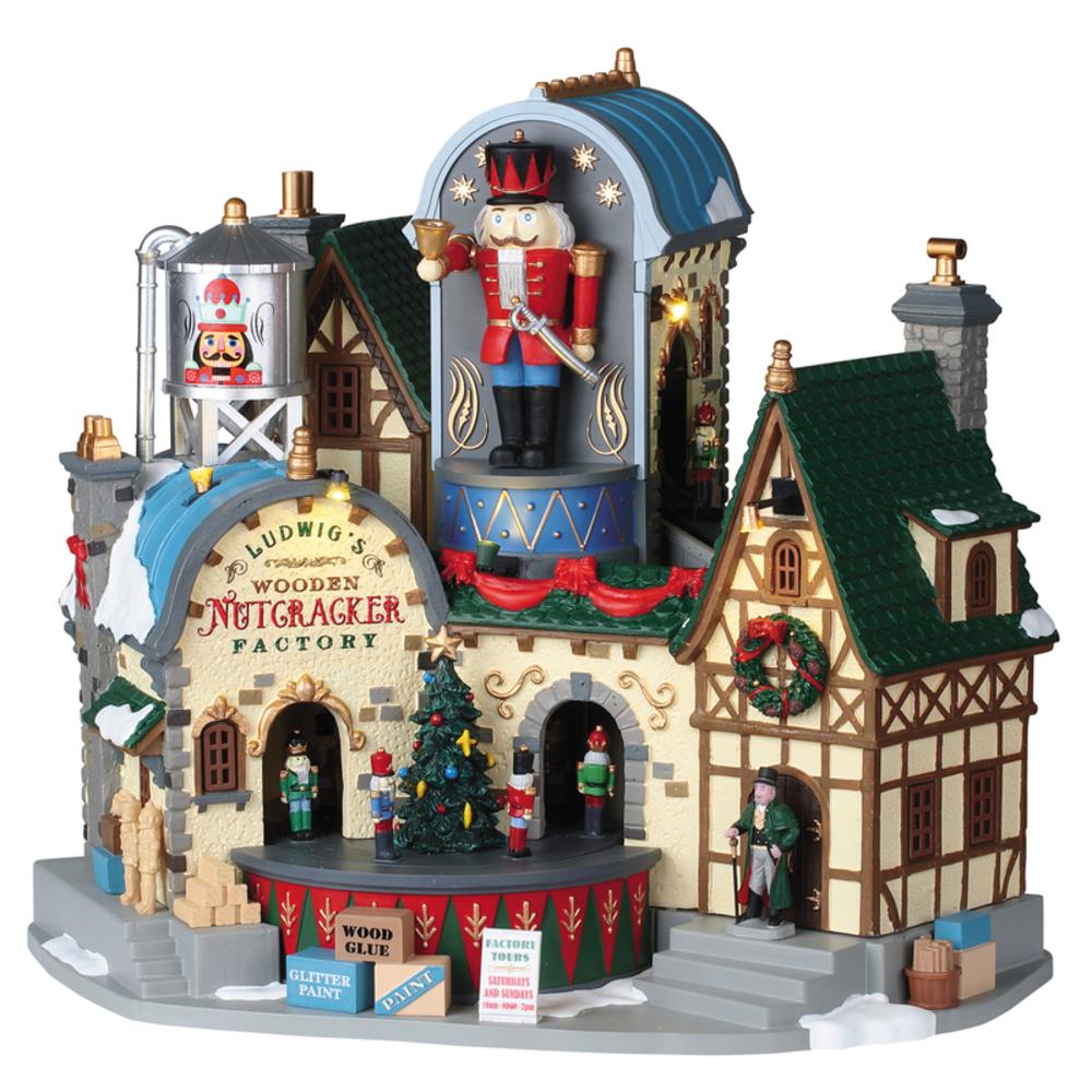 Lemax 9043725 Ludwigs Wooden Nutcracker Factory Village Building