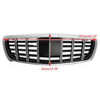 2014-2023 Benz S-Class W222 S680 S400 S450 S500 S550 S560 S580 S600 S650 BRABUS Style Grille Without ACC Chrome Generic